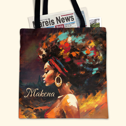 Beautiful Woman - Personalized Tote Bag TCM16