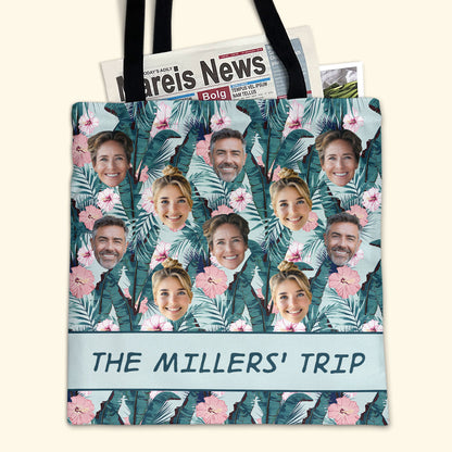 Family Trip - Personalized Tote Bag TCTBHN42