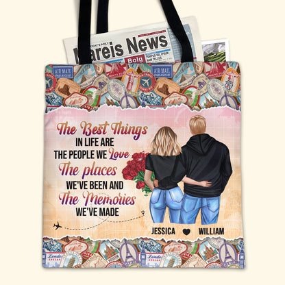 The Best Things In Life - Personalized Tote Bag TCHN32