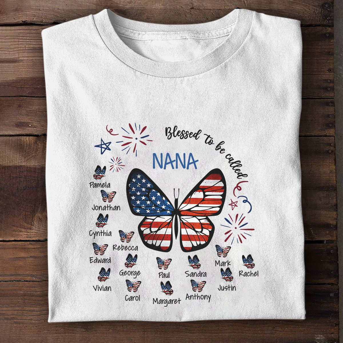 Blessed To Be Called Auntie/Mom/Grandma/Nana... - Personalized Tshirt TC2DTHN22