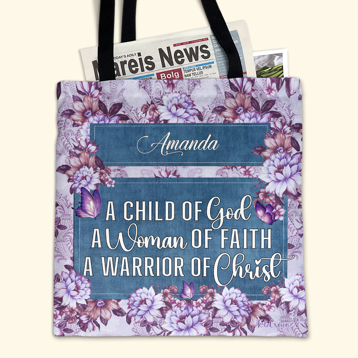 A Child Of God - Personalized Tote Bag TCM03