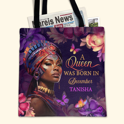 Beautiful Queen  - Personalized Tote Bag TCM15