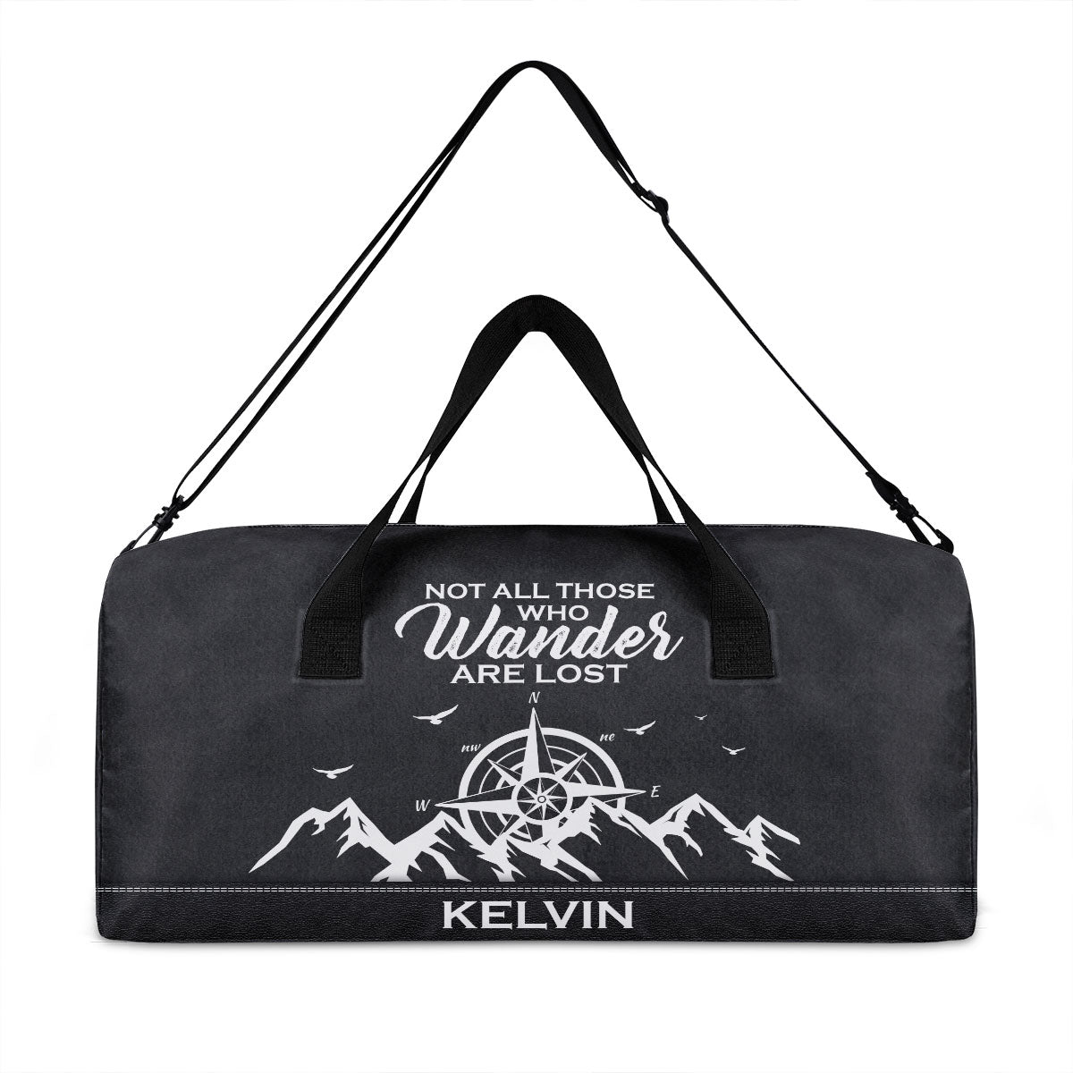 Not All Those Who Wander Are Lost - Minimalist Duffle Bag TCMDBHN36