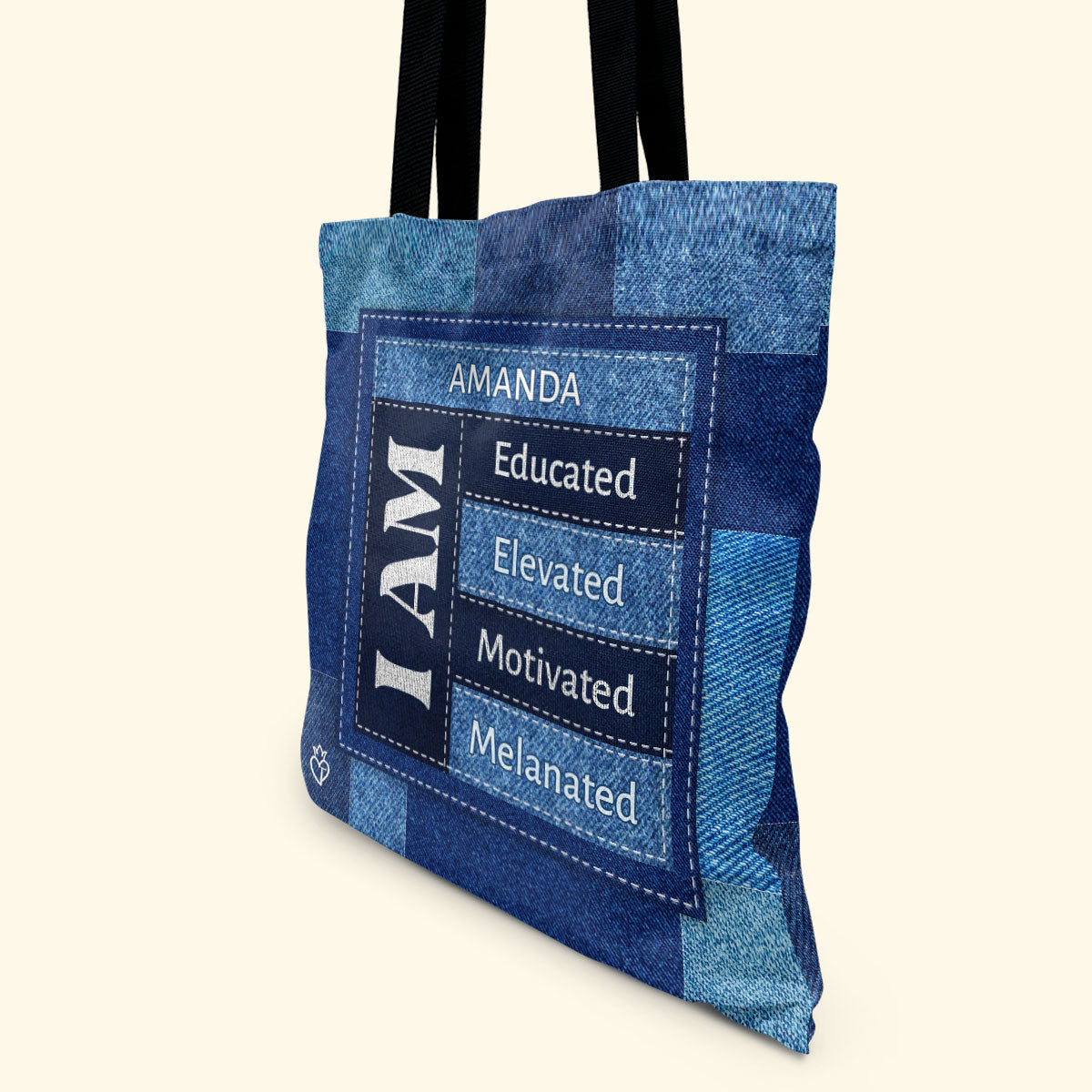 I Am Melanated - Personalized Tote Bag TCHN05