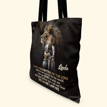 A Daughter Of The King - Personalized Tote Bag TCHN06