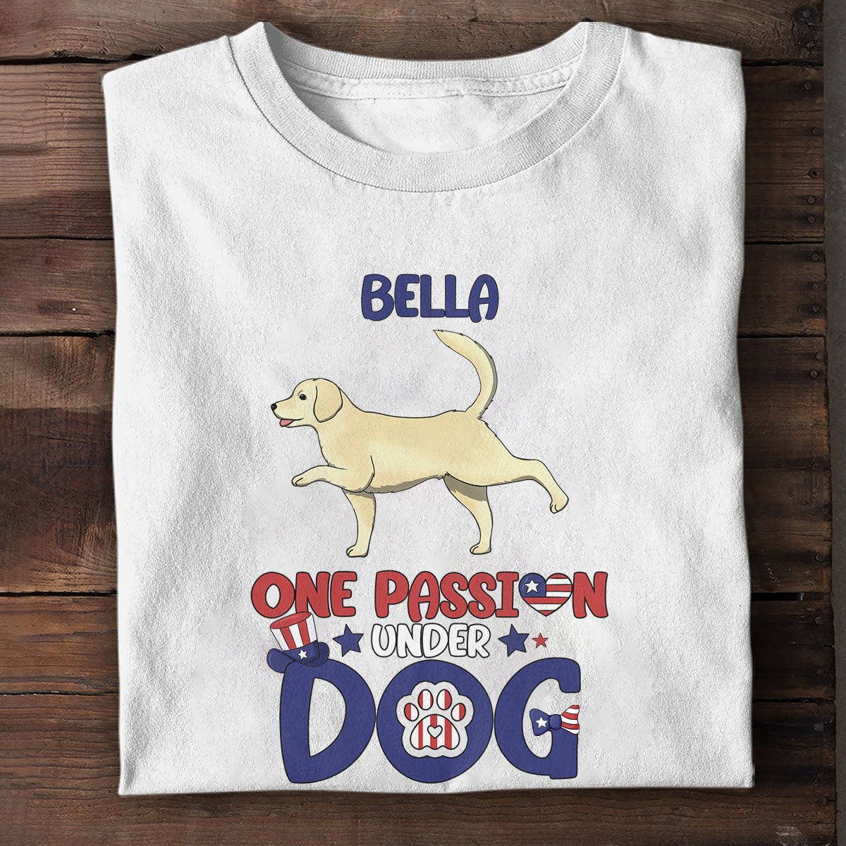 One Passion Under Dog - Personalized Tshirt TC2DTHN47