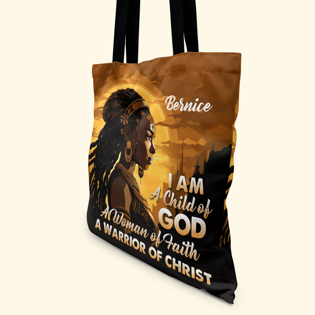 I Am A Warrior Of Christ - Personalized Tote Bag TCH04