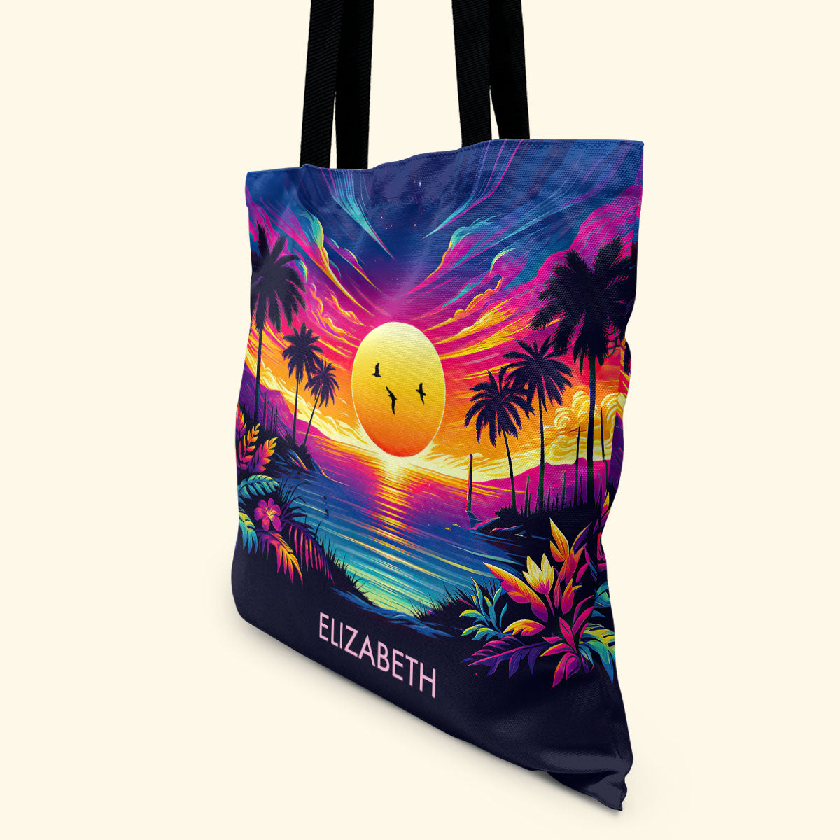 Summer Sunset Dream - Personalized Tote Bag TCTBHN37