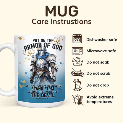 Armor Of God - Personalized Ceramic Coffee Mug TCCCMH845