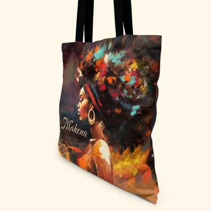 Beautiful Woman - Personalized Tote Bag TCM16