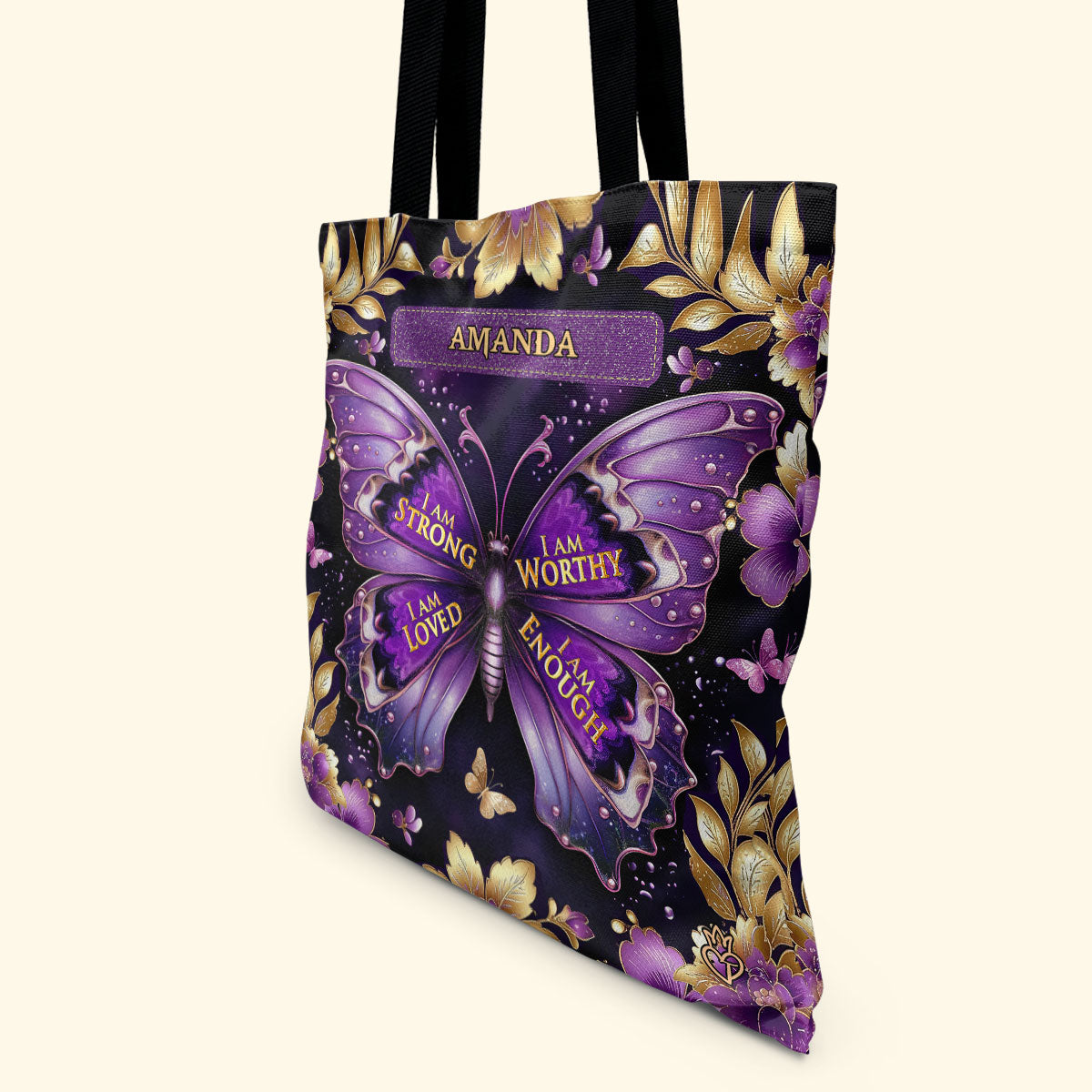 I Am Worthy  - Personalized Tote Bag TCM12