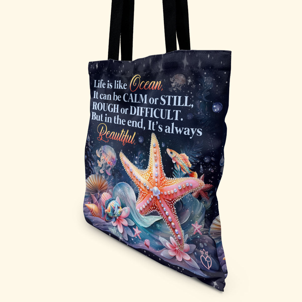 Life Is Like Ocean - Beautiful Tote Bag TCM23