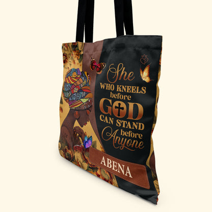 She Who Kneels Before God - Personalized Tote Bag TCM14