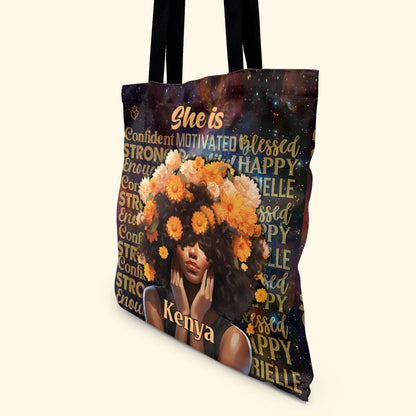 She Is - Personalized Tote Bag TCH11