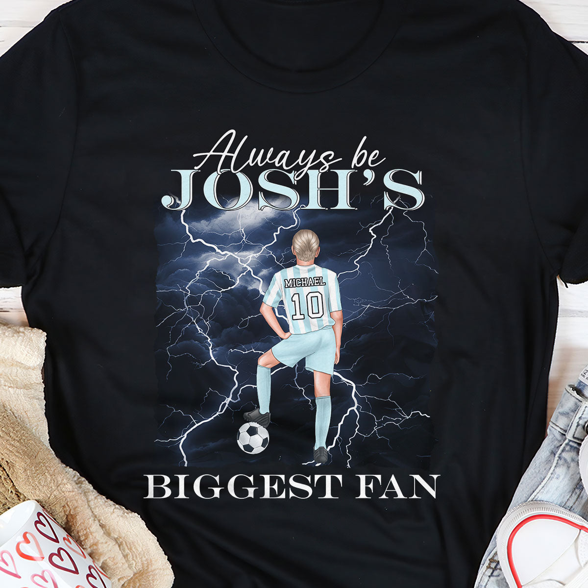 Forever Your Biggest Fan - Personalized T-shirt TC2DTHN51