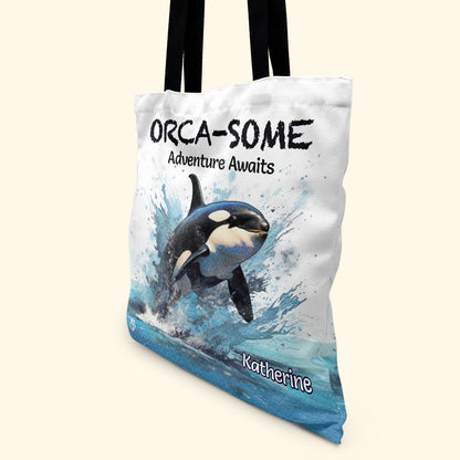 Orca-some - Personalized Tote Bag TCHN95