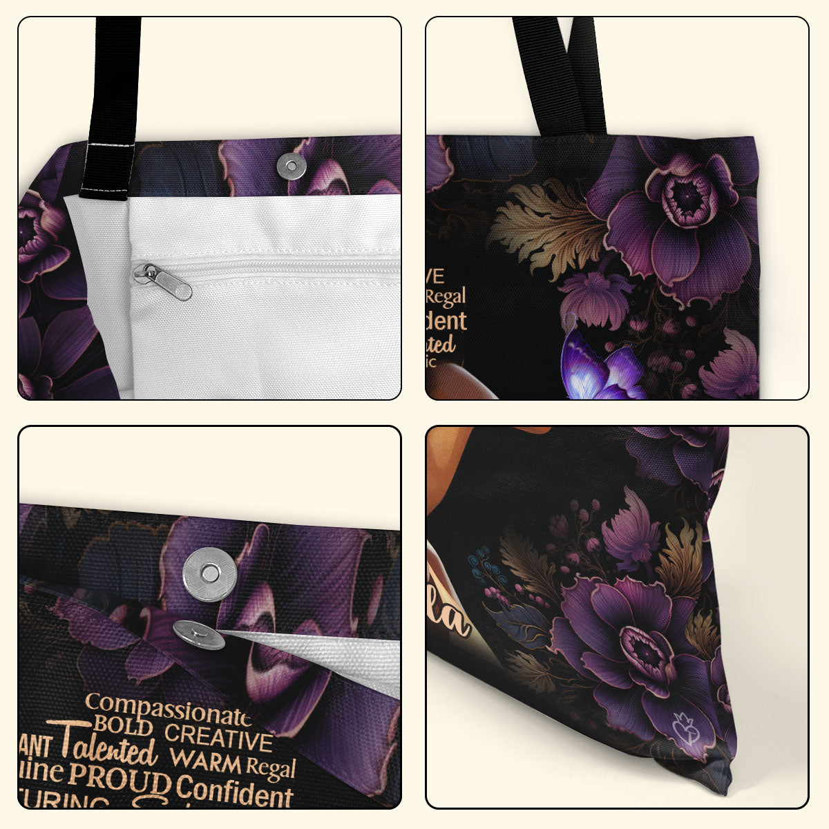 I Am Bold - Personalized Tote Bag TCH06