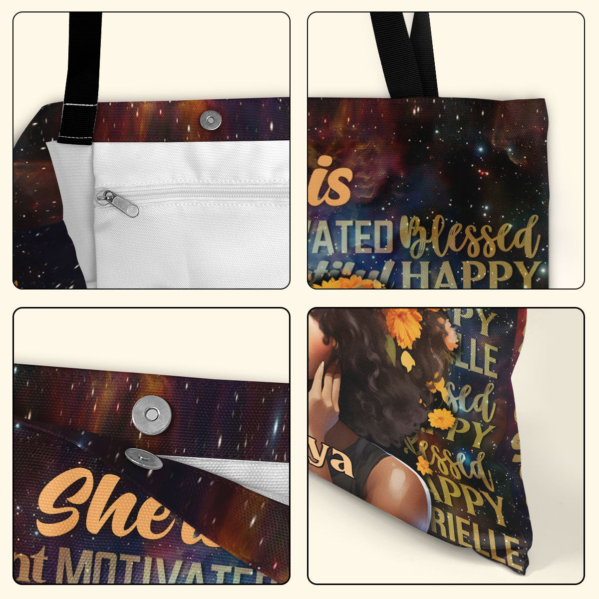 She Is - Personalized Tote Bag TCH11