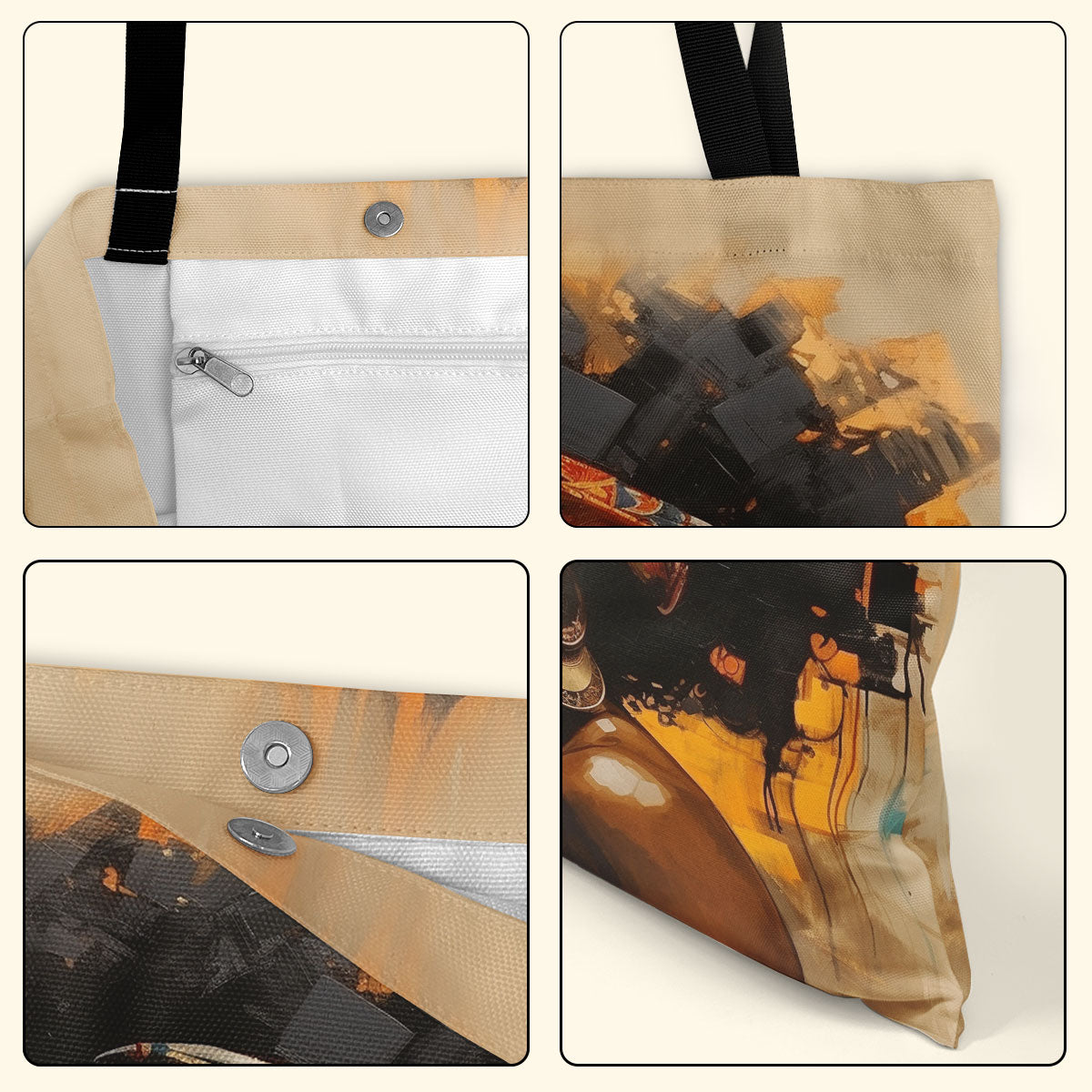 Afro Art  - Personalized Tote Bag TCM19