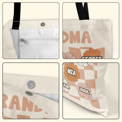 Grandma Groovy - Personalized Tote Bag TCHN29