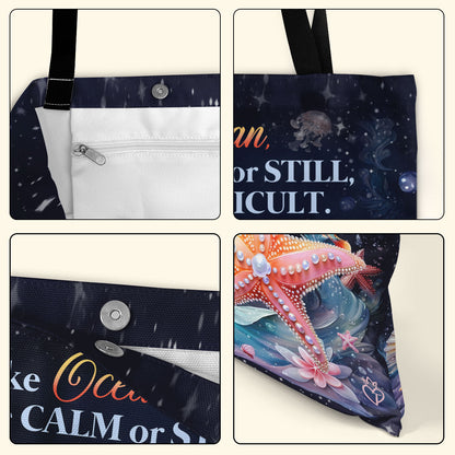 Life Is Like Ocean - Beautiful Tote Bag TCM23