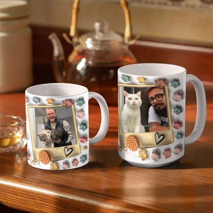 Best Cat Dad - Personalized Ceramic Coffe Mug TCCCMN11