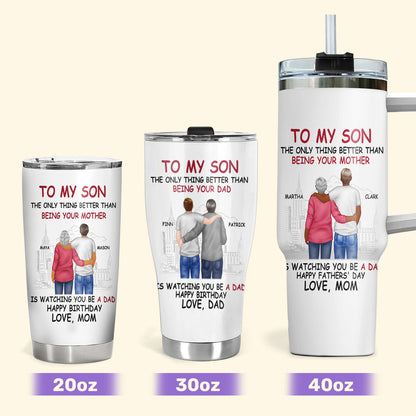 To My Son 20oz, 30oz, 40oz Personalized Tumbler TCSSTN40