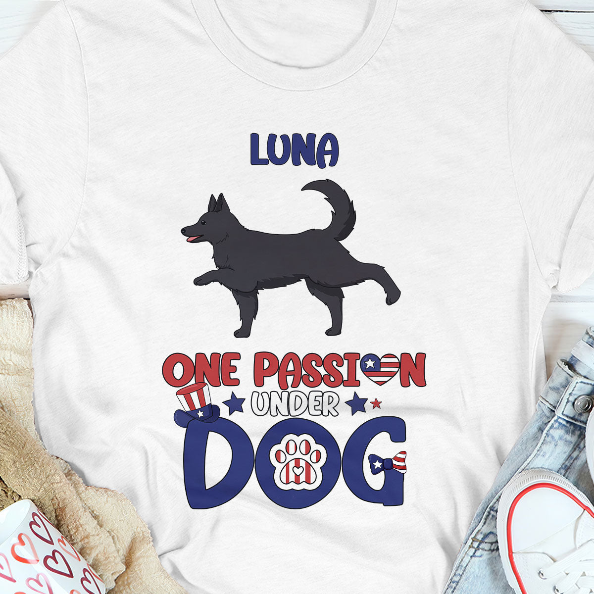 One Passion Under Dog - Personalized Tshirt TC2DTHN47