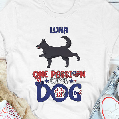 One Passion Under Dog - Personalized Tshirt TC2DTHN47