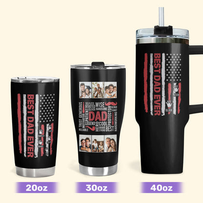 Dad Hero Handsome 20oz, 30oz, 40oz Personalized Tumbler TCSSTT44