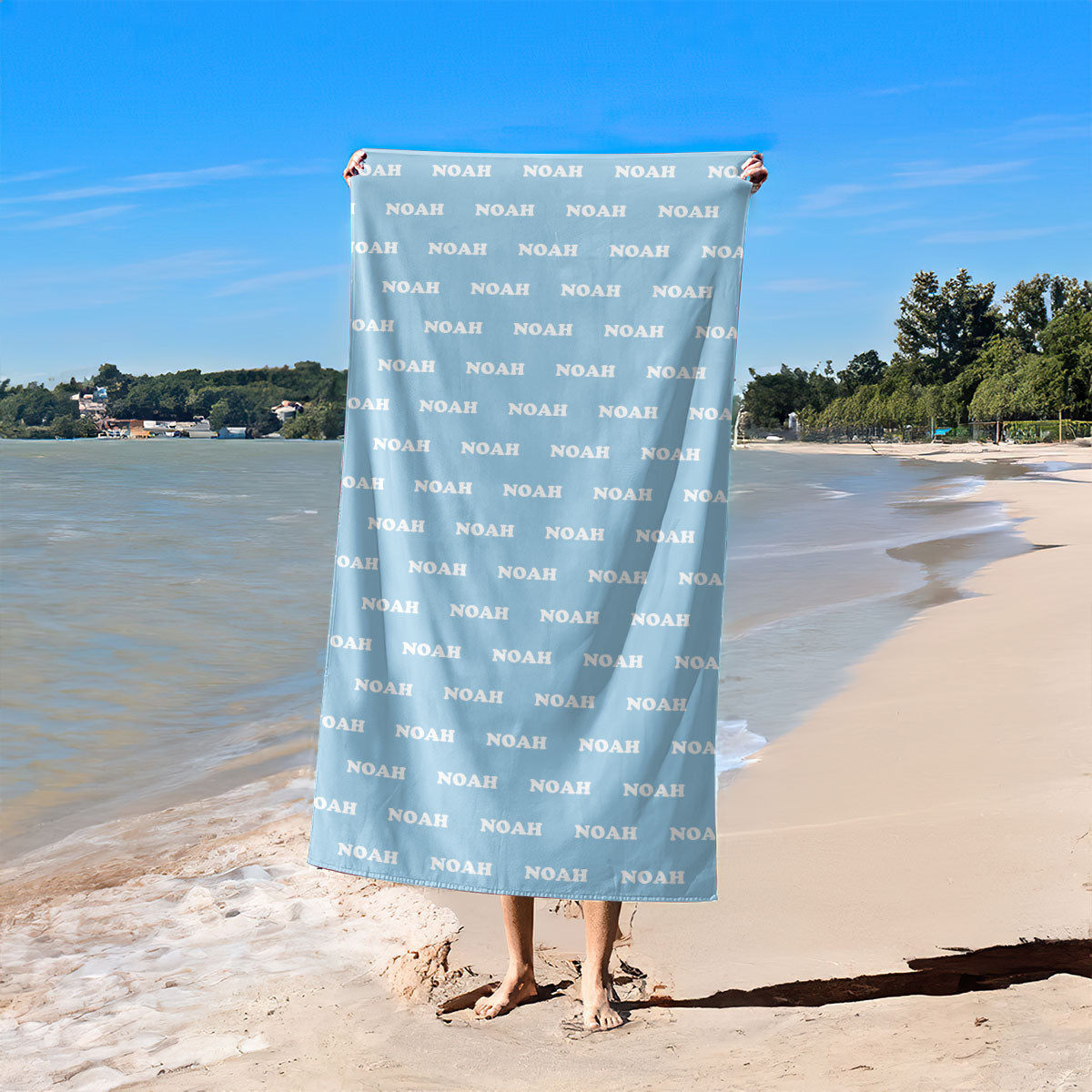 Custom Name - Personalized Beach Towel TCBTHN46