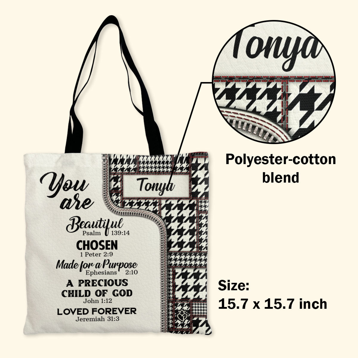 You Are Chosen - Personalized Tote Bag TCHN04