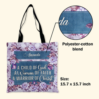 A Child Of God - Personalized Tote Bag TCM03