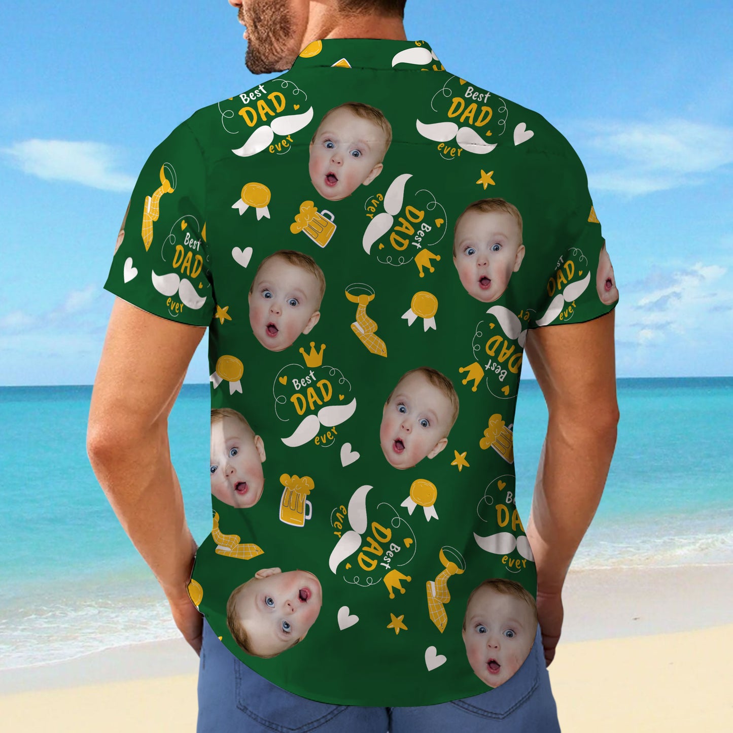 Best Dad Ever - Personalized Hawaiian Shirt TCHWSN29