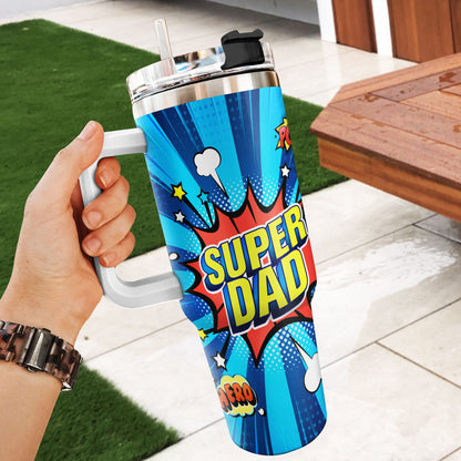 Super Dad 20oz, 30oz, 40oz Personalized Tumbler TCSSTHA02