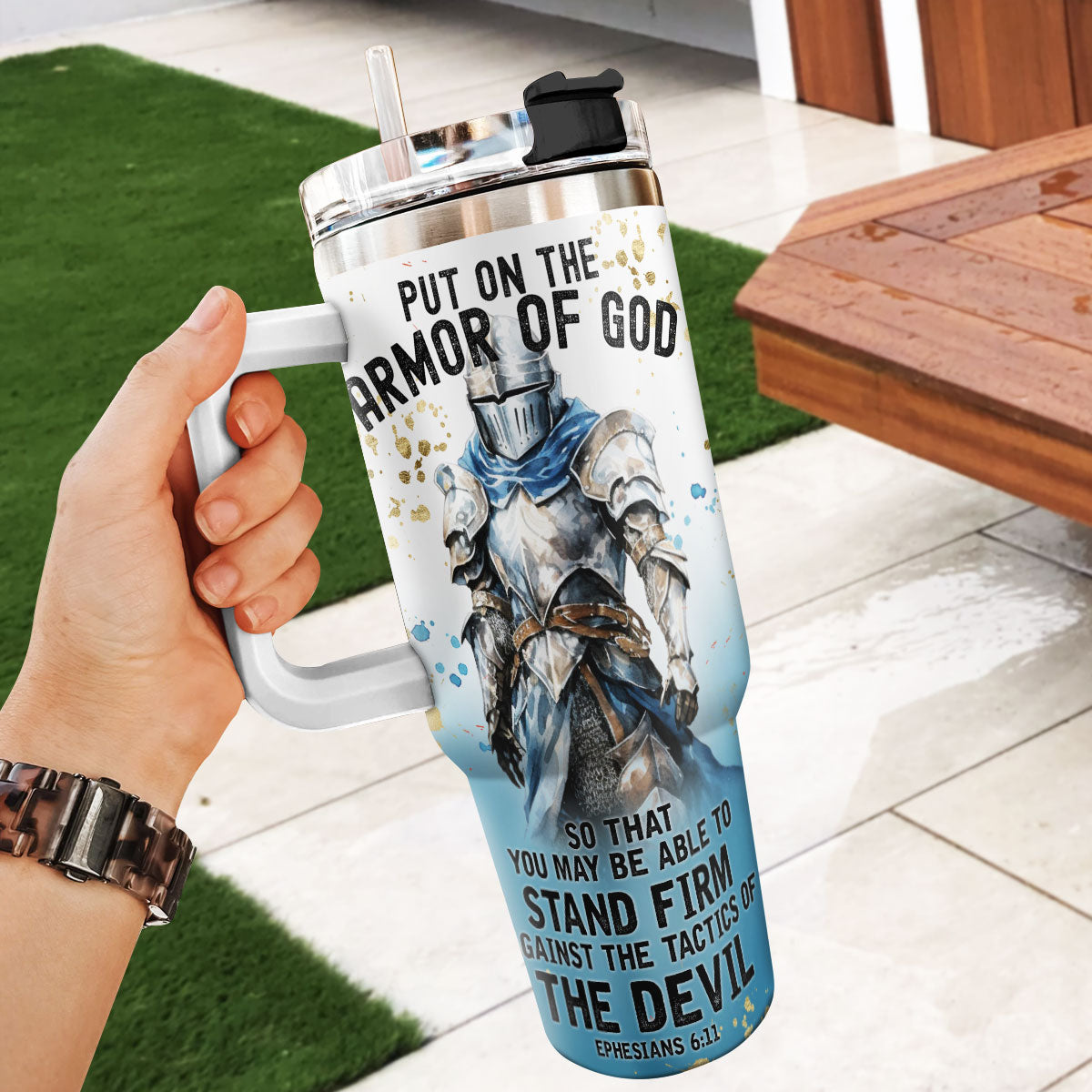 Armor Of God 20oz, 30oz, 40oz Personalized Tumbler TCSSTH845