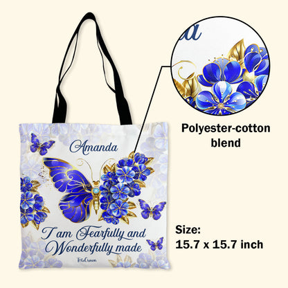 I Am Fearfully - Personalized Tote Bag TCH03