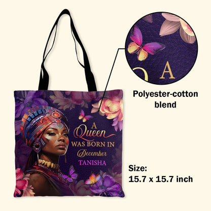 Beautiful Queen  - Personalized Tote Bag TCM15