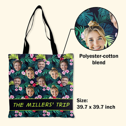 Family Trip - Personalized Tote Bag TCTBHN42