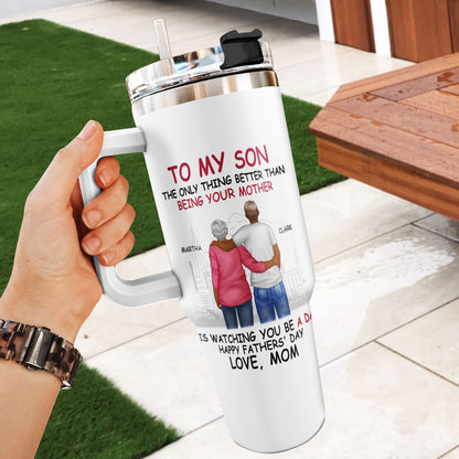 To My Son 20oz, 30oz, 40oz Personalized Tumbler TCSSTN40