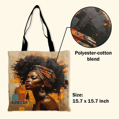 Afro Art  - Personalized Tote Bag TCM19