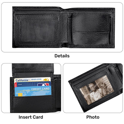 Not Ashamed Of The Gospel - Personalized Folded Wallet For Men TCLFWM1031