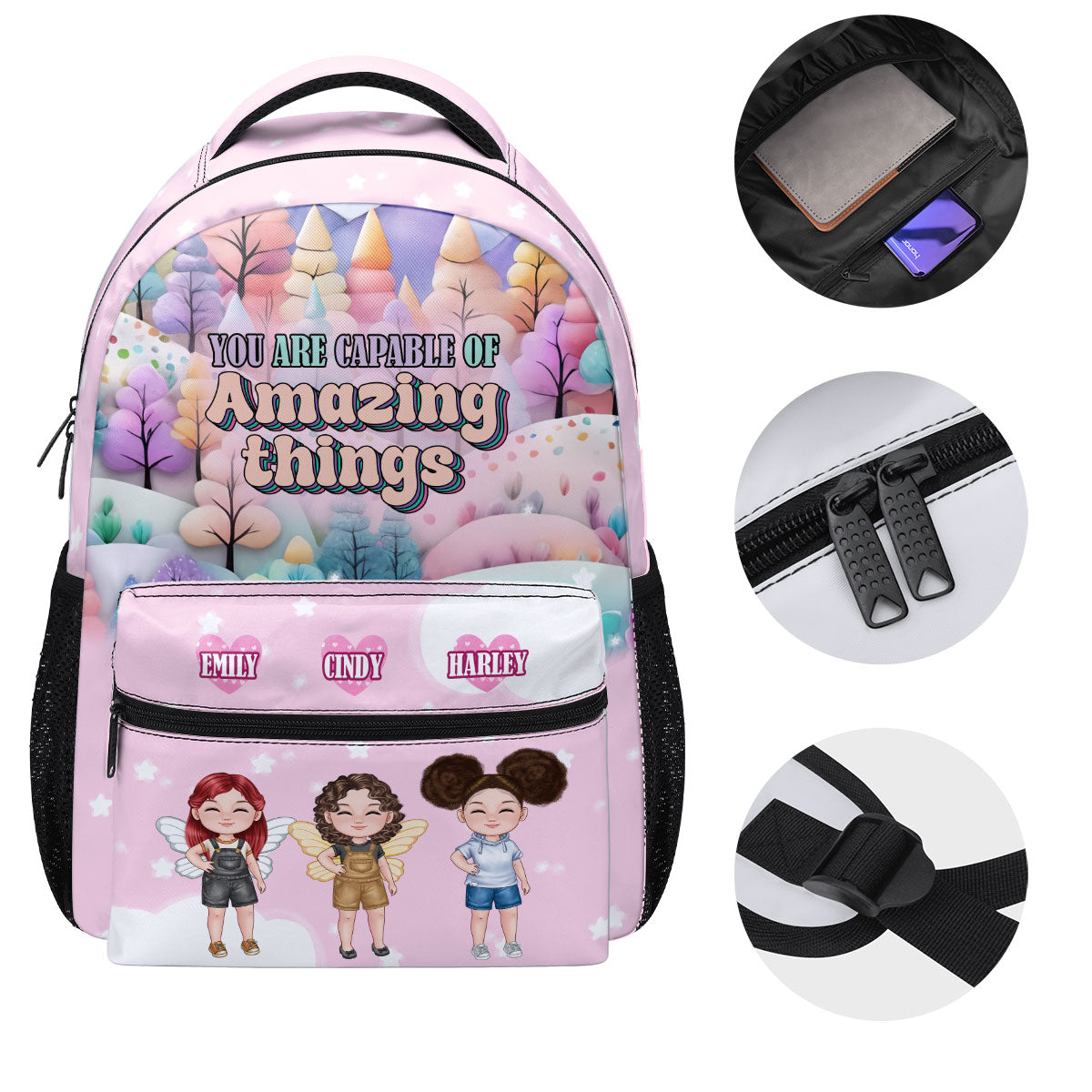 You Are Capable Of Amazing Things - Personalized Backpack TCHN50