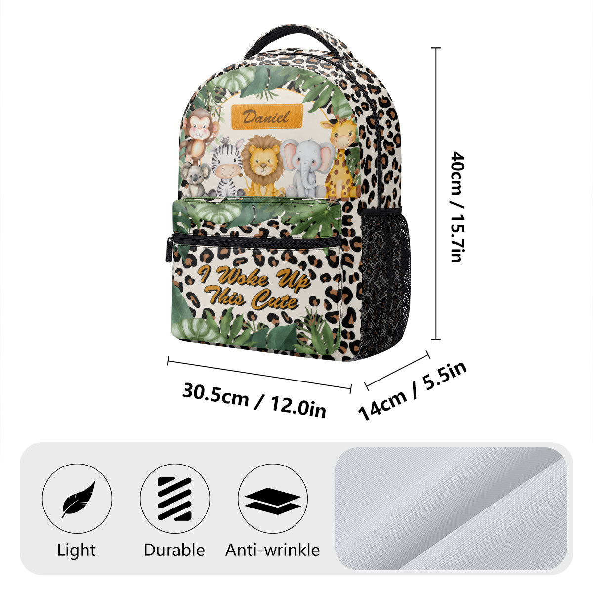 Stay Wild - Personalized Backpack TCHN39