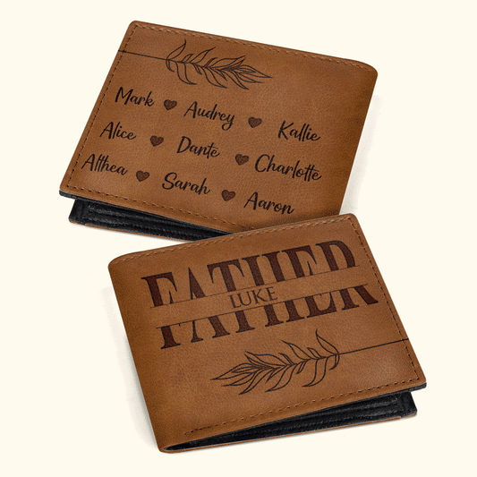 Daddy - Personalized Folded Wallet For Men TCLFWH864
