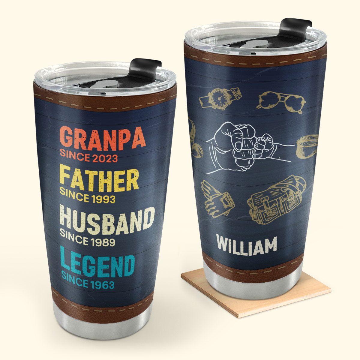 Legend Since 20oz, 30oz, 40oz Personalized Tumbler TCSSTHA01