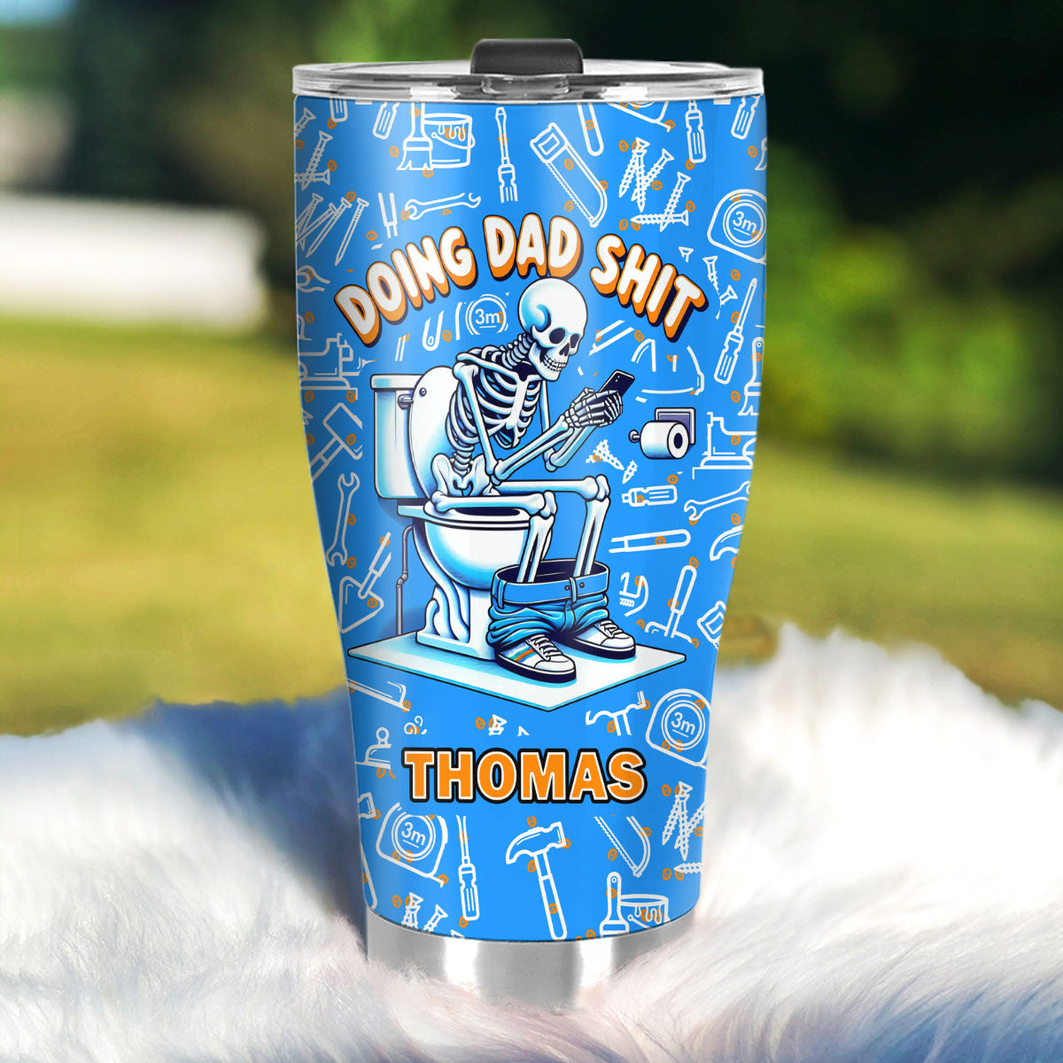 Doing Dad Shit 20oz, 30oz, 40oz Personalized Tumbler TCSSTHA04