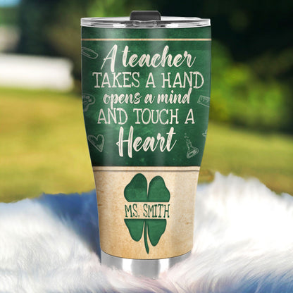 Teaching Is A Work Of Heart 20oz, 30oz, 40oz - Personalized Tumbler TCSSTN79