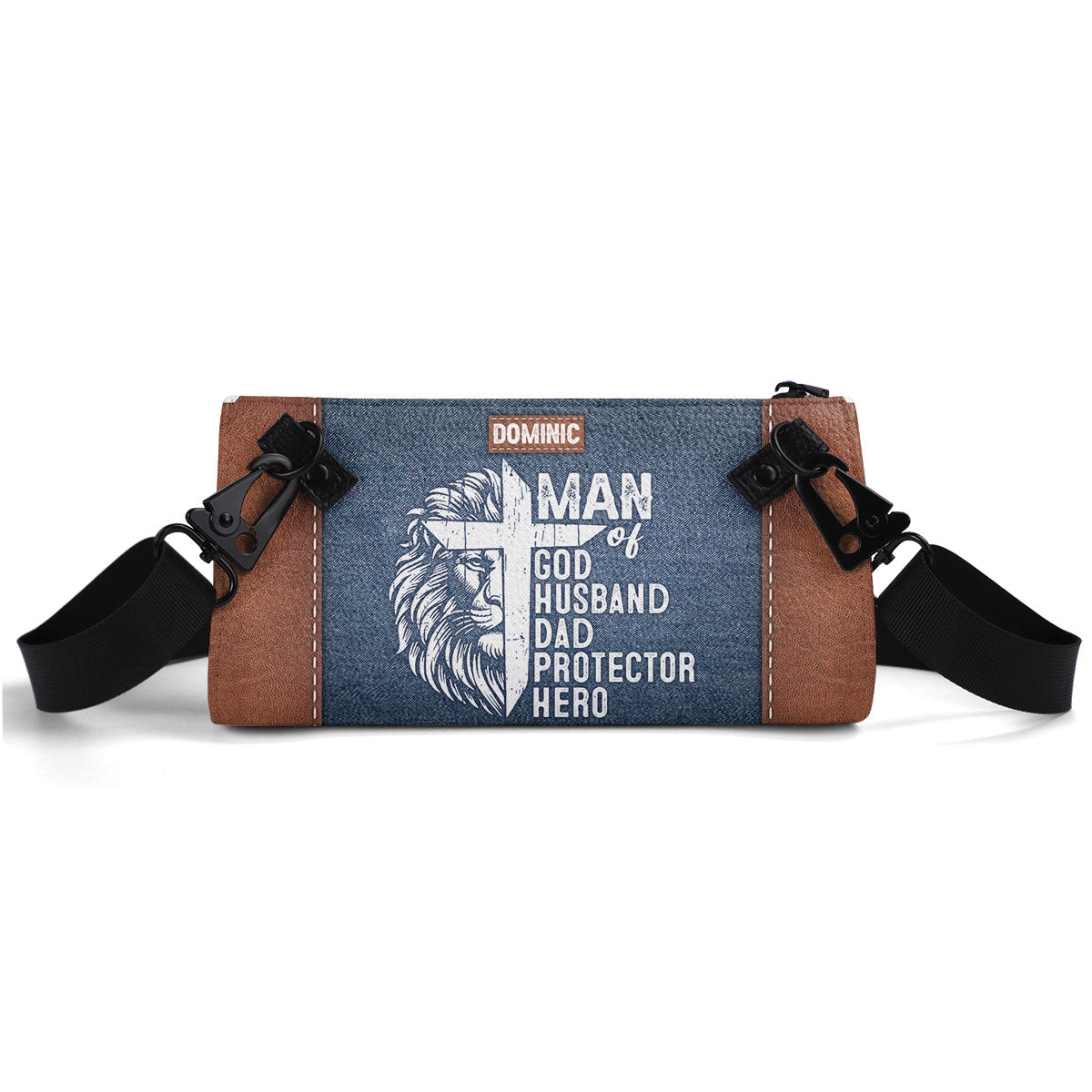 Man Of God - Personalized Men Leather Wallet TCMLWN37