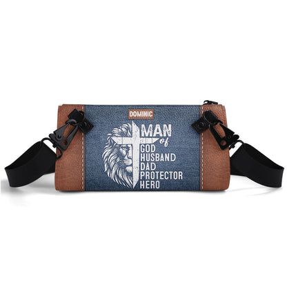 Man Of God - Personalized Men Leather Wallet TCMLWN37